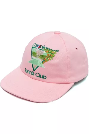 Casablanca Tennis Club logo-embroidered cap
