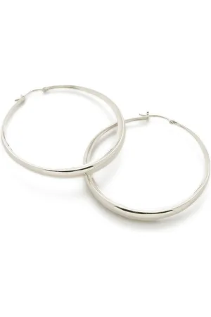 Monica Vinader Deia Chamfered hoop earrings