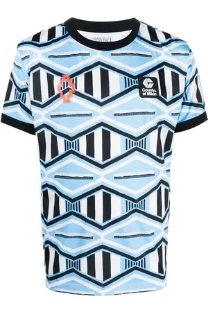 MARCELO BURLON Patterned short-sleeved T-shirt