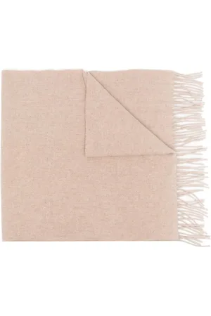 Totême Fine-knit fringe-edge scarf