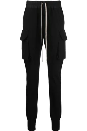 Rick Owens Drawstring tapered track pants
