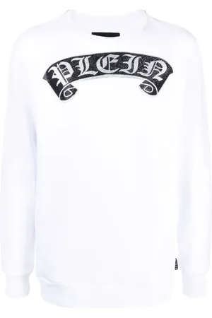 Philipp Plein Gothic Plein crystal-logo sweatshirt