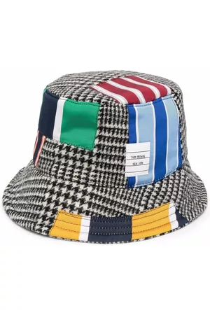 Thom Browne Patchwork-detail bucket hat