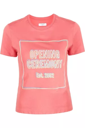 Opening Ceremony Women Short Sleeve - Box Logo print T-shirt