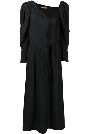 REJINA PYO Long-puff sleeve midi dress