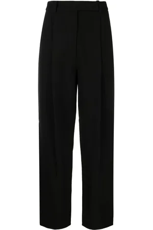 Self-Portrait High-waist straight trousers