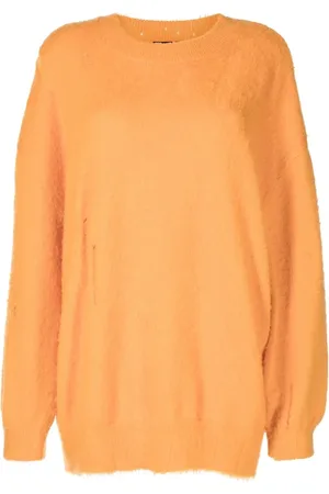 R13 Distressed crew-neck jumper