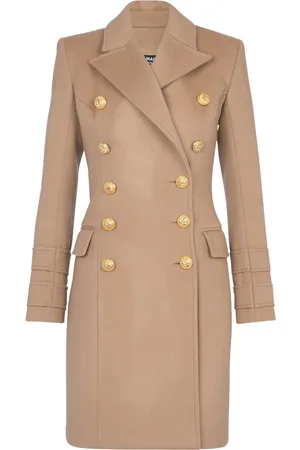 Balmain Double-breasted wool coat