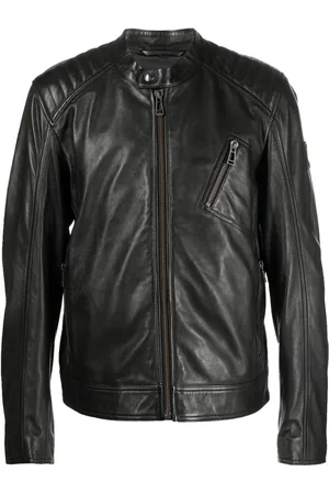 Belstaff Long-sleeve leather jacket