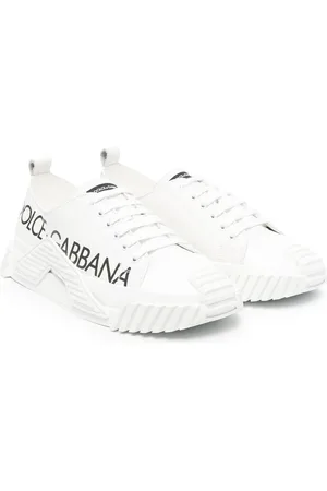 Dolce & Gabbana TEEN NS1 logo-print low-top sneakers