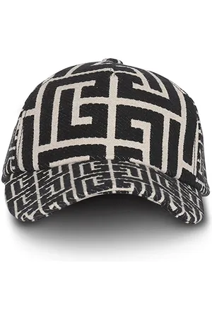 Balmain Monogram jacquard cap