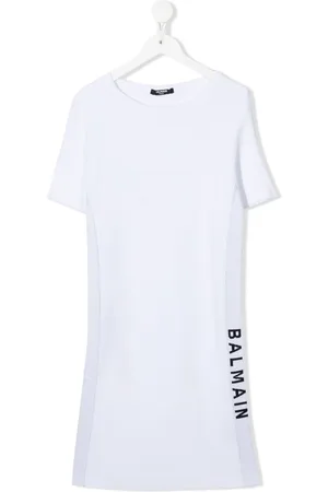 Balmain Logo tape T-shirt dress