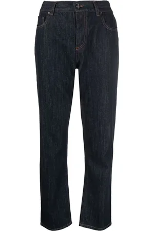Missoni Chevron-detail tapered jeans