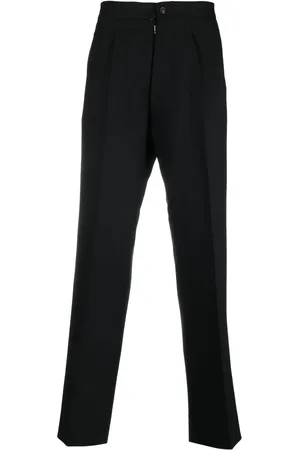 Maison Margiela Herringbone-pattern wool trousers