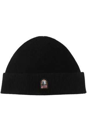 Parajumpers Logo-patch knitted merino beanie