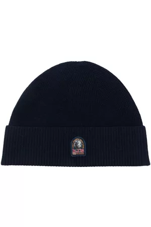Parajumpers Logo-patch knitted merino beanie