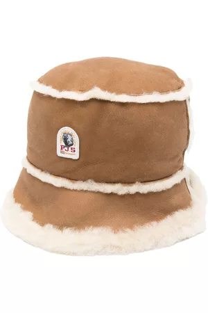 Parajumpers Hats - Logo patch shearling bucket hat