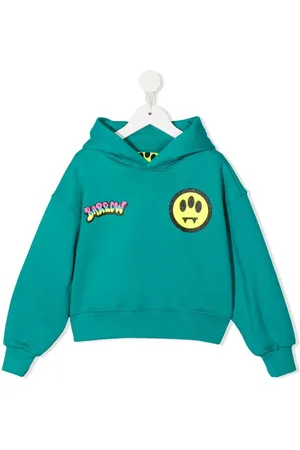 BARROW Logo-print cotton hoodie