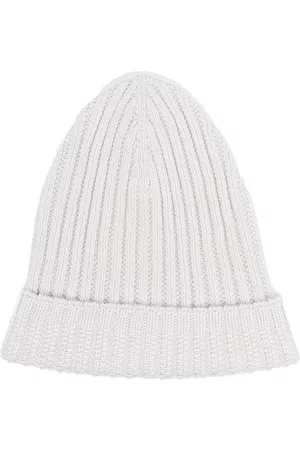 Barrie Ribbed cashmere beanie