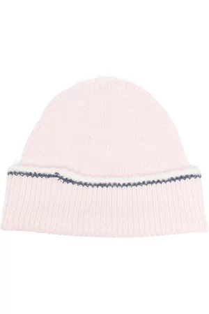 Barrie Ribbed cashmere beanie