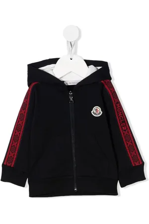 Moncler Logo-patch zip-up hoodie