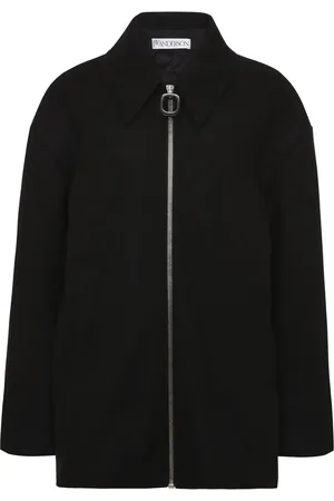 J.W.Anderson Zip-front wool-blend coat