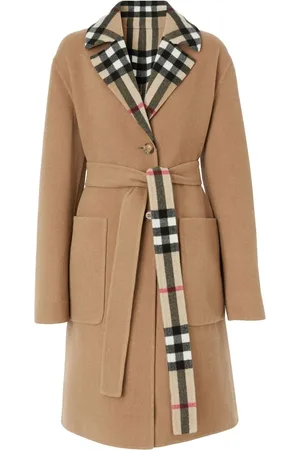 Burberry Reversible check wool coat
