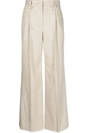 LORENA ANTONIAZZI High-waisted wide-leg trousers