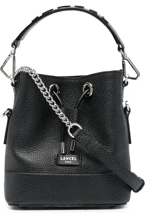 LANCEL Mini leather bucket bag