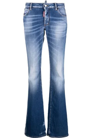 Dsquared2 Logo-patch bootcut jeans