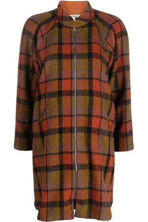 A.N.G.E.L.O. Vintage Cult 1980s checkered thigh-length coat