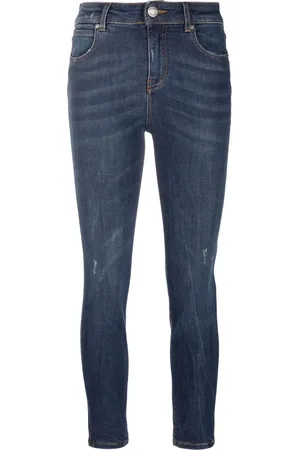 Pinko Sabrina distressed skinny jeans