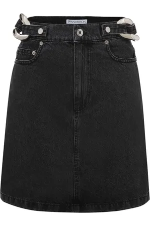J.W.Anderson Chain-link detail denim skirt
