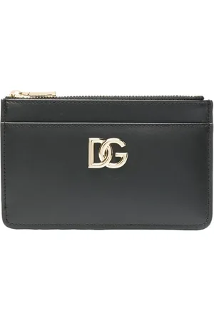 Dolce & Gabbana DG-logo leather card holder