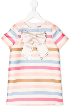 HUCKLEBONES LONDON Double bow shift dress