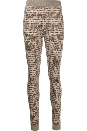 Missoni Logo-print knitted leggings