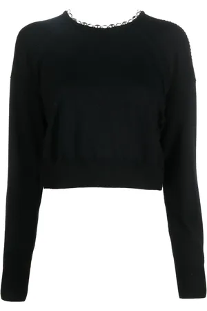 Paco rabanne Chain-link neckline sweater