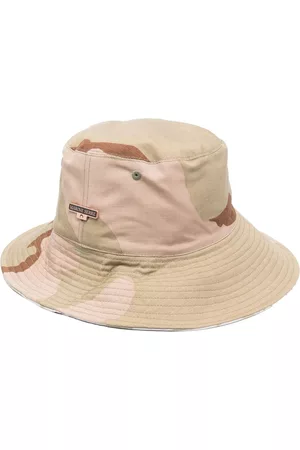 Marine Serre Reversible cotton bucket hat