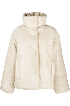 Nanushka Faux-leather puffer jacket