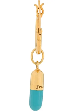 TRUE ROCKS Pill hoop earring