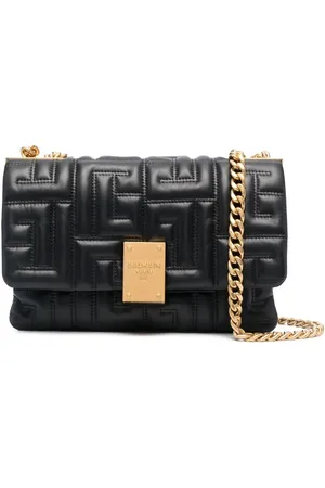 Balmain Small 1945 quilted shoulder bag