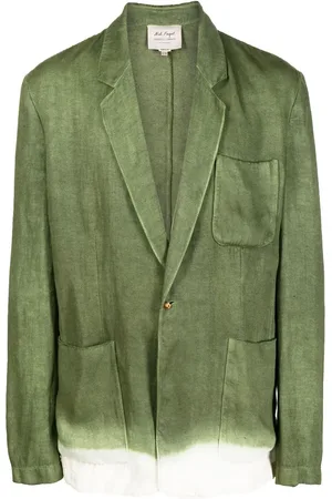 NICK FOUQUET Single-breasted linen blazer