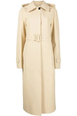 Jil Sander Hooded cotton trench coat