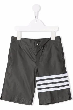 Thom Browne 4 Bar print swim shorts