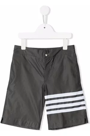 Thom Browne 4 Bar print swim shorts
