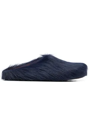 Marni Fussbet Sabot calf-hair slippers