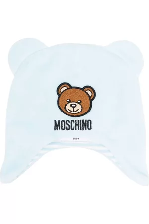 Moschino Beanies - Logo-embroidered beanie hat