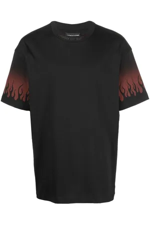 Vision Of Super Negative Red Flames T-shirt