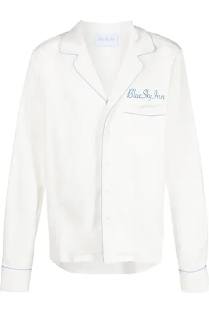 BLUE SKY INN Logo-embroidered shirt