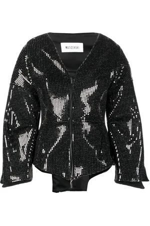 MATICEVSKI Rythmical mirror V-neck jacket
